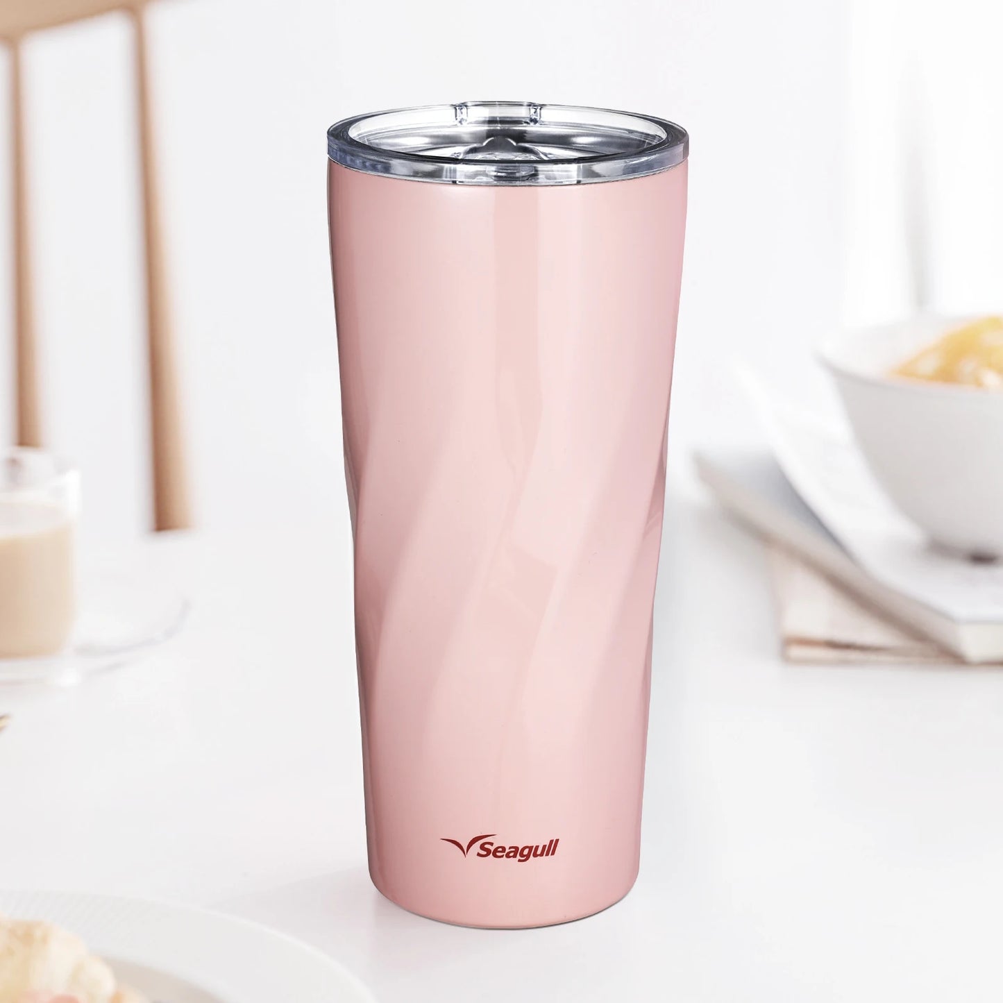 Rose Gold Stainless Steel Thermos Cup